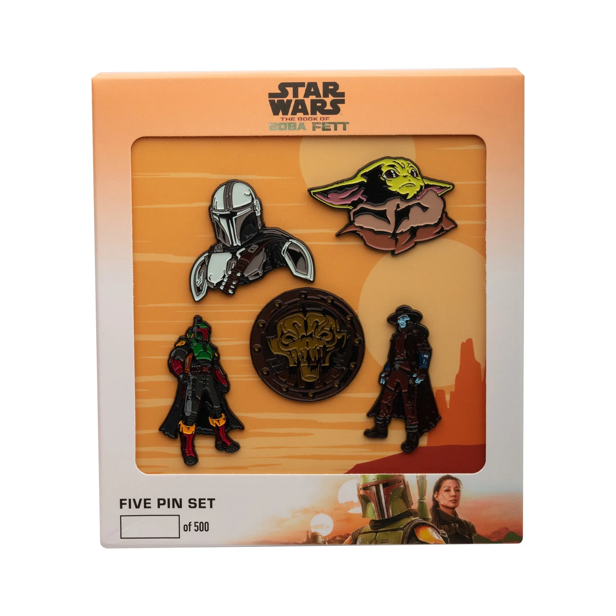 Star Wars Dark Side of the Force Base Metal Pin Set (5 pieces)