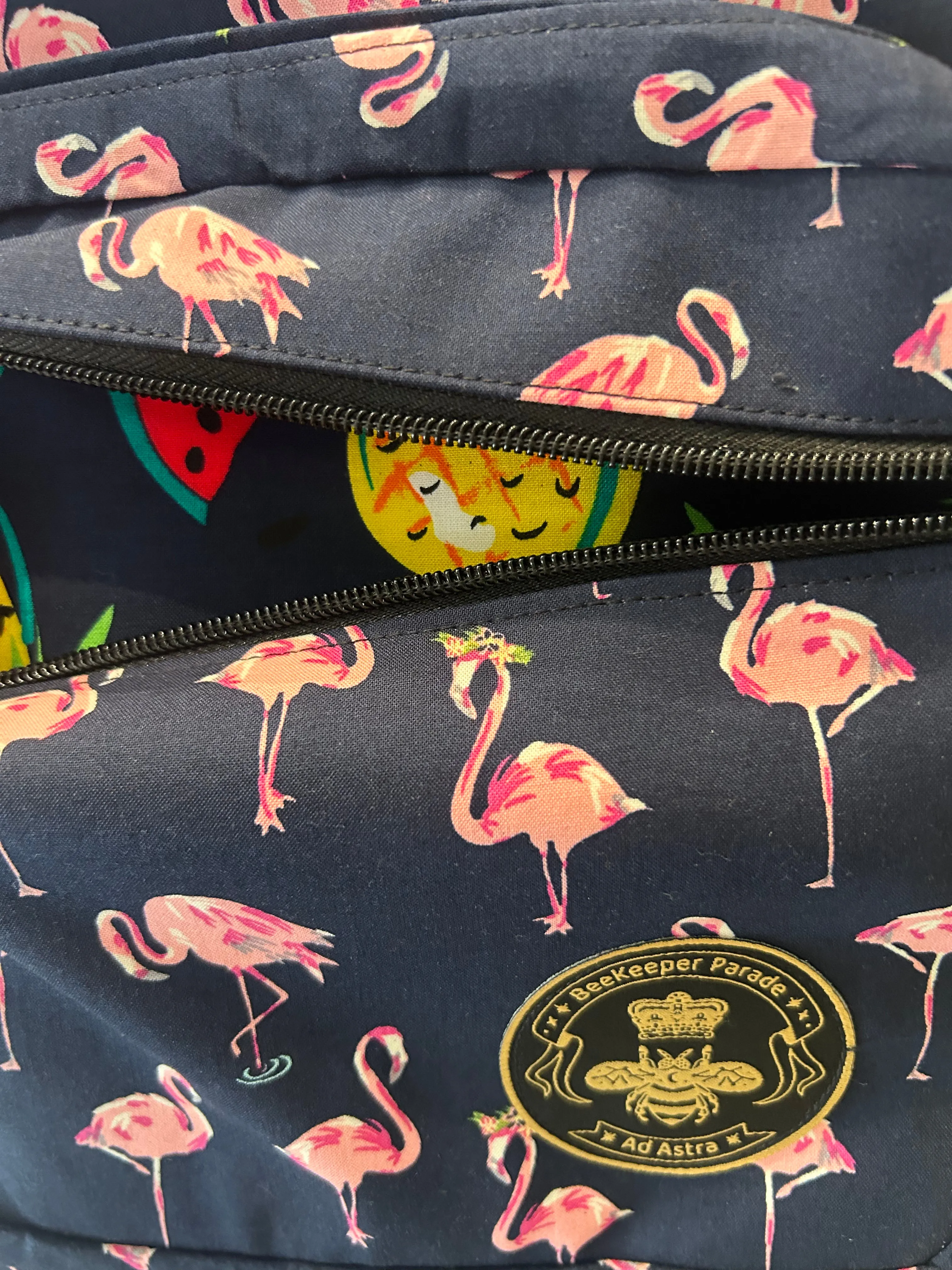 The Flamingo 🦩 Royal BeeKeeper Backpack