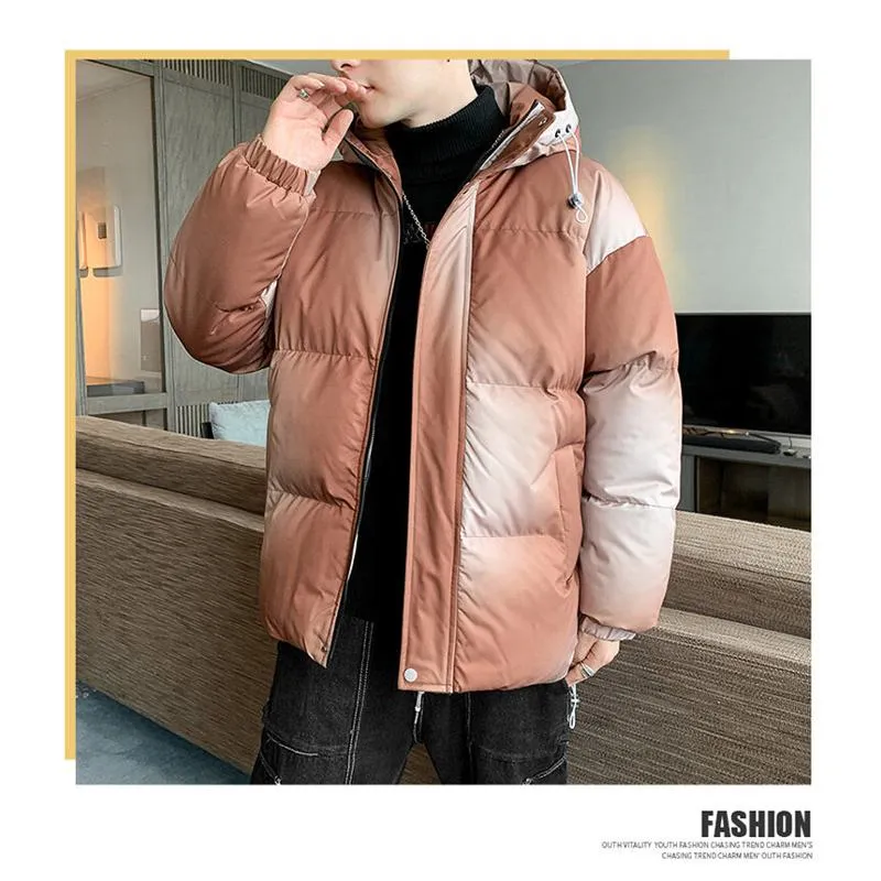 Thickened Hooded Puffer Jacket