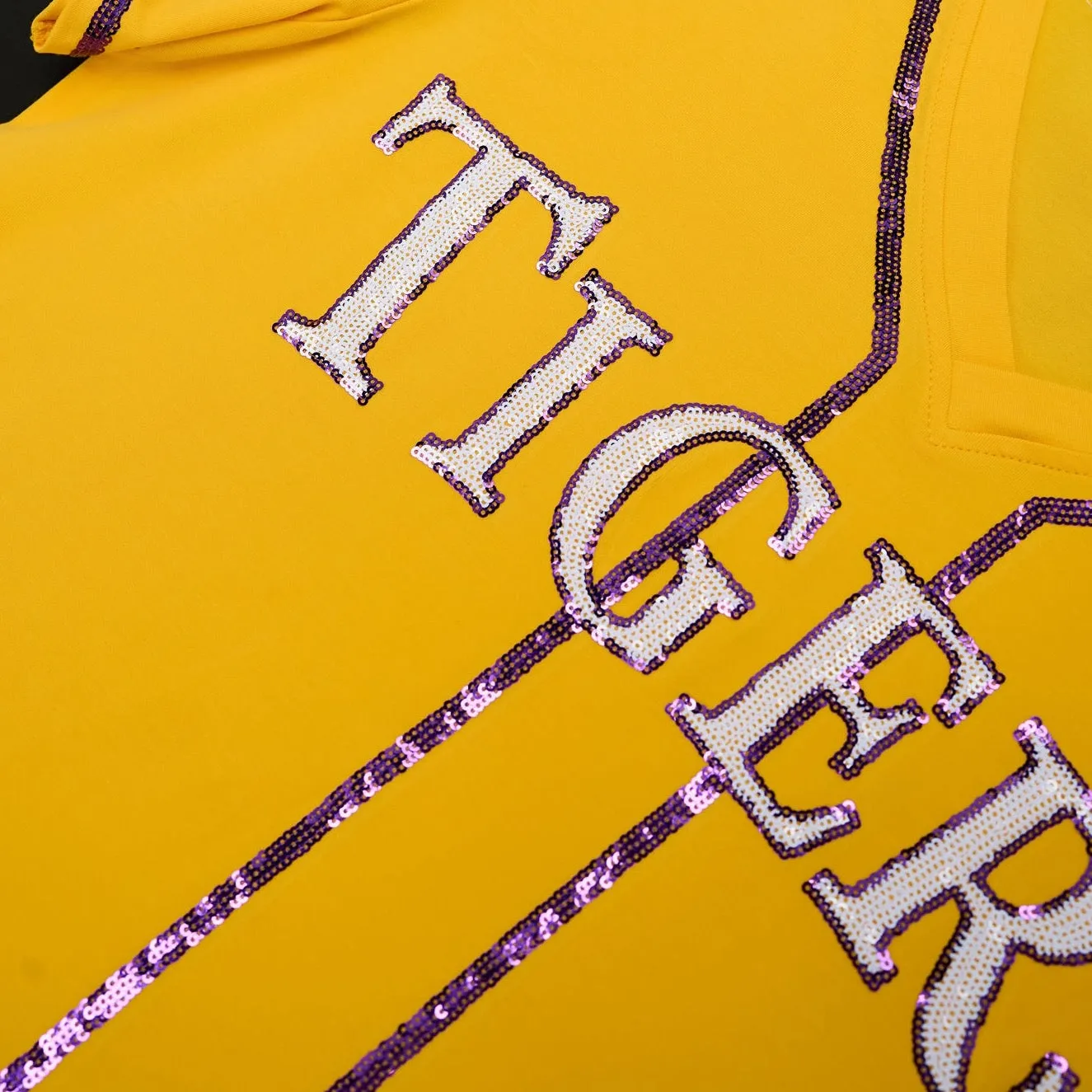 Yellow "Tigers" Slugger Tee